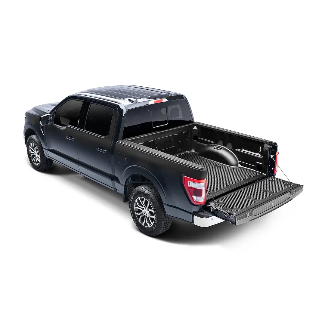 TUN65U07X – TRAILFX Bed Liner, Drop-In Under Rail Black High-Density Polyethylene With Tailgate Liner Uses OEM Hardwa...